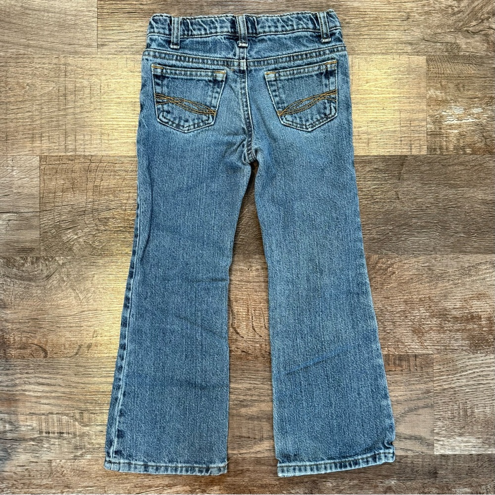 Vintage Arizona Girls Bootcut Jeans With Adjustable Waistband Size 6 Regular